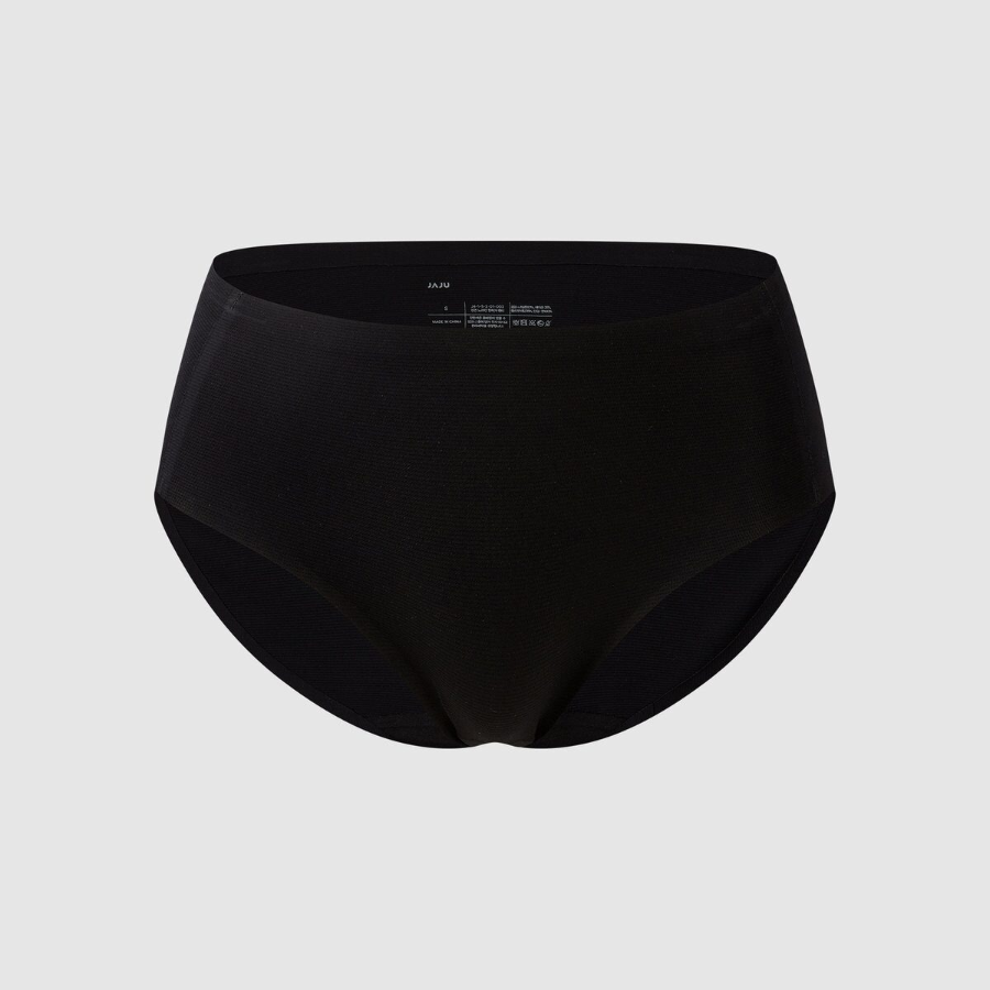 JAJU Rayon No-Line Hip-Hugger Panty (Black) — лёгкость и невидимость в каждом движении
