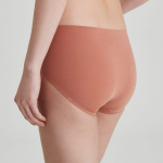 JAJU 120-Count Modal No-Line Hip-Hugger Panty (Brick) — мягкость и комфорт в естественном стиле