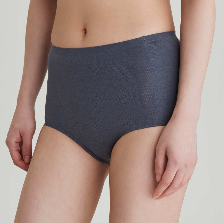 JAJU Air Modal No-Line High-Rise Panty (Charcoal) — легкость и комфорт с высокой посадкой