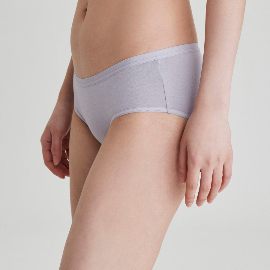 JAJU 720-Degree Stretch Cotton Hip Hugger Panty (Light Gray) — комфорт и идеальная посадка каждый день