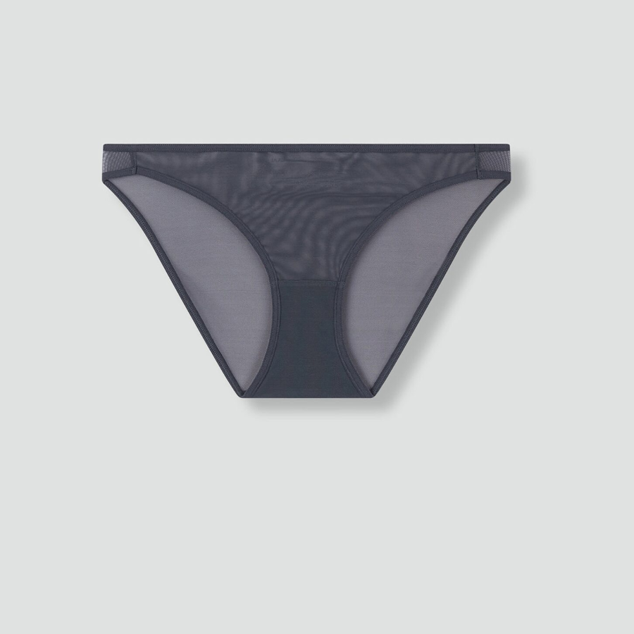 JAJU Airhole Bikini Panty (Charcoal) — легкость и воздухопроницаемость на каждый день
