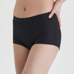 JAJU Cotton Rib Outband Shorty Panty (Black) — комфорт и поддержка на каждый день