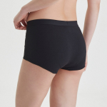 JAJU Cotton Rib Outband Shorty Panty (Black) — комфорт и поддержка на каждый день