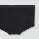 JAJU Cotton Rib Outband Shorty Panty (Black) — комфорт и поддержка на каждый день