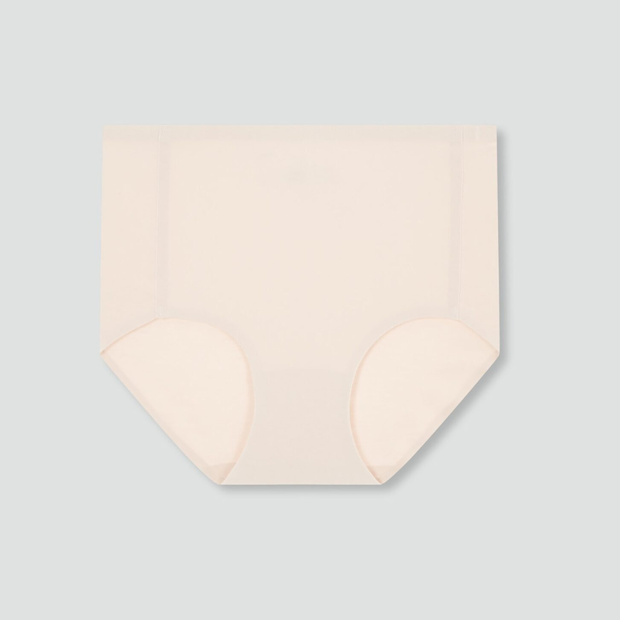 JAJU 120-Count Modal No-Line High-Rise Panty (Beige) — невидимый комфорт и гладкость