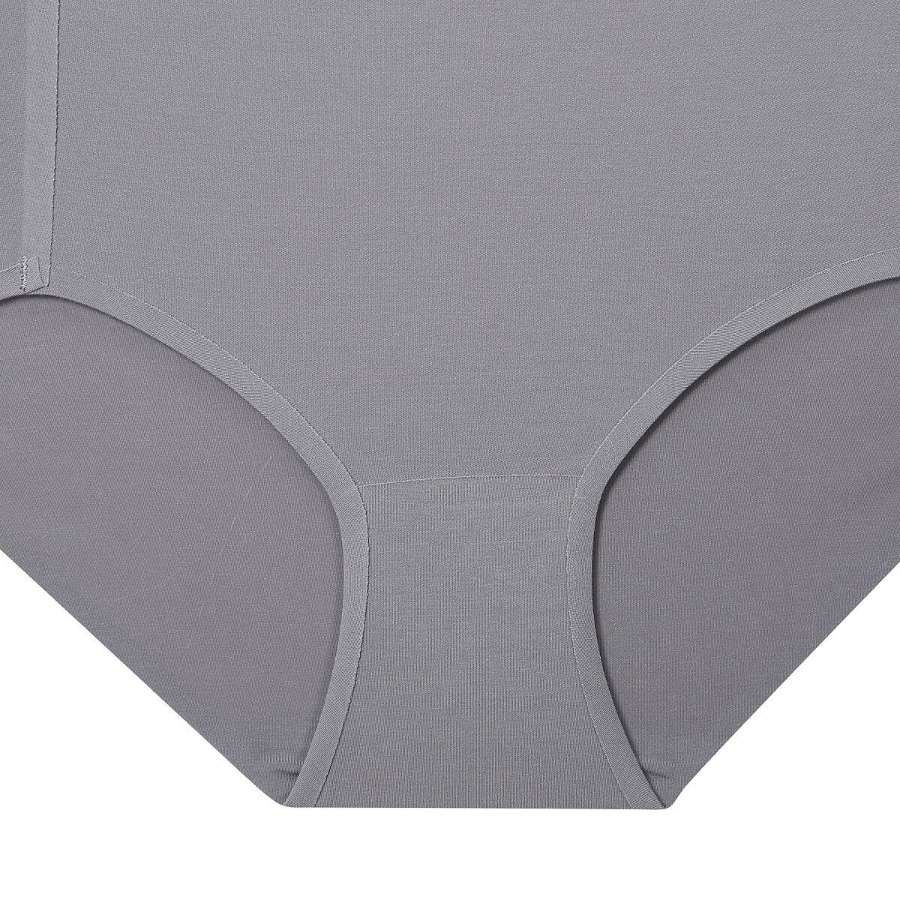 JAJU 120-Count Modal No-Line High-Rise Panty (Grey) — незаметное бельё для абсолютного комфорта