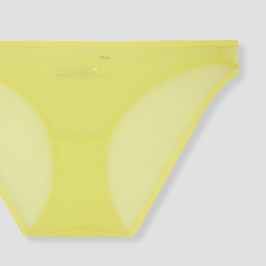JAJU Airhole Bikini Panty (Yellow) — лёгкость и дышащий комфорт каждый день