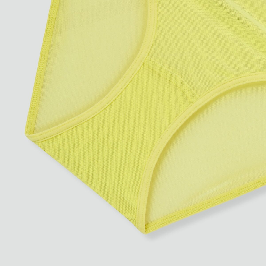 JAJU Airhole Bikini Panty (Yellow) — лёгкость и дышащий комфорт каждый день