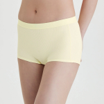 JAJU Cotton Rib Outband Shorty Panty (Yellow) — комфорт и лёгкость на каждый день