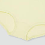 JAJU Cotton Rib Outband Shorty Panty (Yellow) — комфорт и лёгкость на каждый день