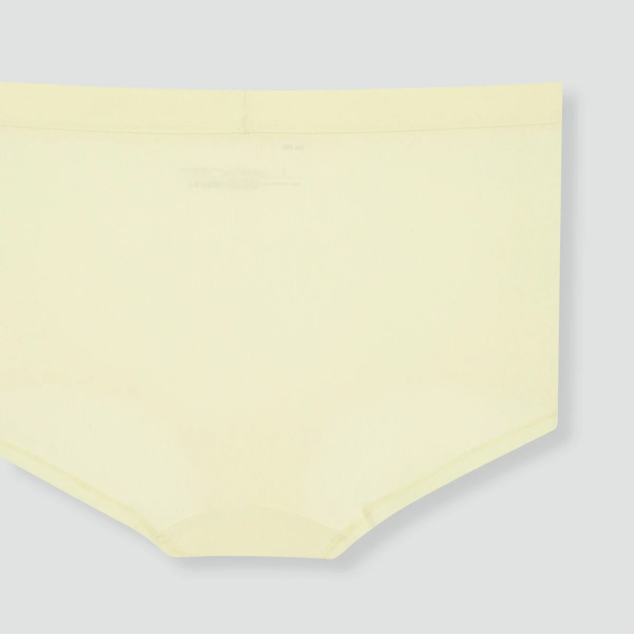 JAJU Cotton Rib Outband Shorty Panty (Yellow) — комфорт и лёгкость на каждый день