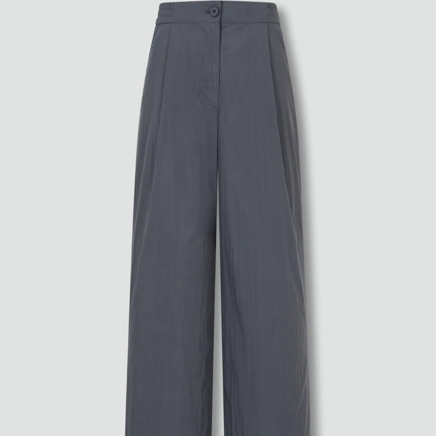 JAJU Wide Cotton Pants (Charcoal) — лёгкость движений и комфорт в повседневном формате
