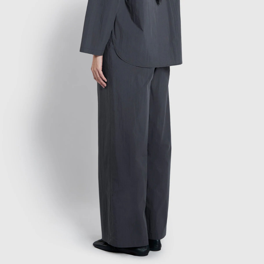 JAJU Wide Cotton Pants (Charcoal) — лёгкость движений и комфорт в повседневном формате