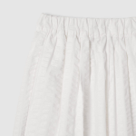 JAJU Cotton Seersucker Banding Pants (White) — лёгкость, свежесть и комфорт на каждый день