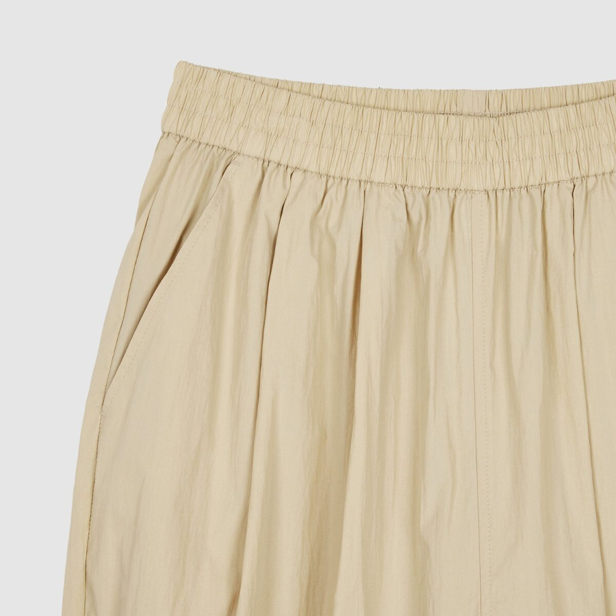 JAJU Easy-Fit Banding Pants (Beige) — комфорт и лёгкость в повседневном образе