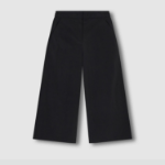 JAJU Wide Culottes Pants (Black) — стильные и свободные брюки-кюлоты для комфорта и лёгкости