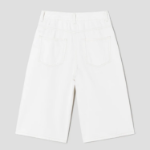 KUHO [HEART FOR EYE] Bermuda Denim Shorts – Ivory