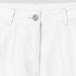 KUHO [HEART FOR EYE] Bermuda Denim Shorts – Ivory