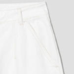 KUHO [HEART FOR EYE] Bermuda Denim Shorts – Ivory