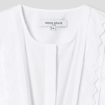 Maison Kitsune Women Crafted Embroidery Sleeveless Top