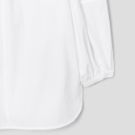 Maison Kitsune Women Crafted Embroidery Maxi Sleeve Shirt