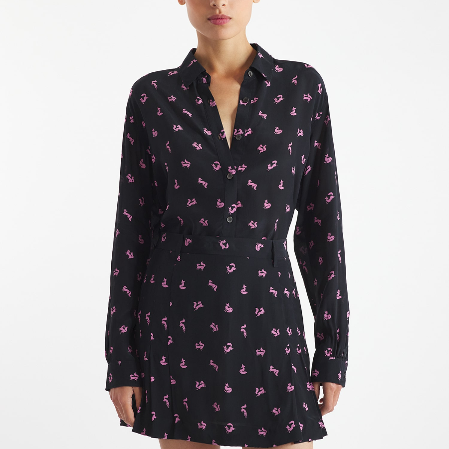 Maison Kitsune Women Classic Fluid Shirt