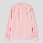 Maison Kitsune Women Craft Embroidery Shirt