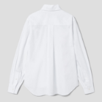 Maison Kitsune Women Classic Shirt With Baby Fox Patch In Cotton Poplin