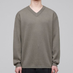 Minimal V-Neck Knit [Dusty Beige]