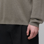 Minimal V-Neck Knit [Dusty Beige]