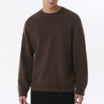 Essential Crew Neck Knit [Brown]
