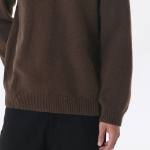 Essential Crew Neck Knit [Brown]
