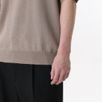 Cool Touch Crew Neck Short Sleeve Knit [Toffee]