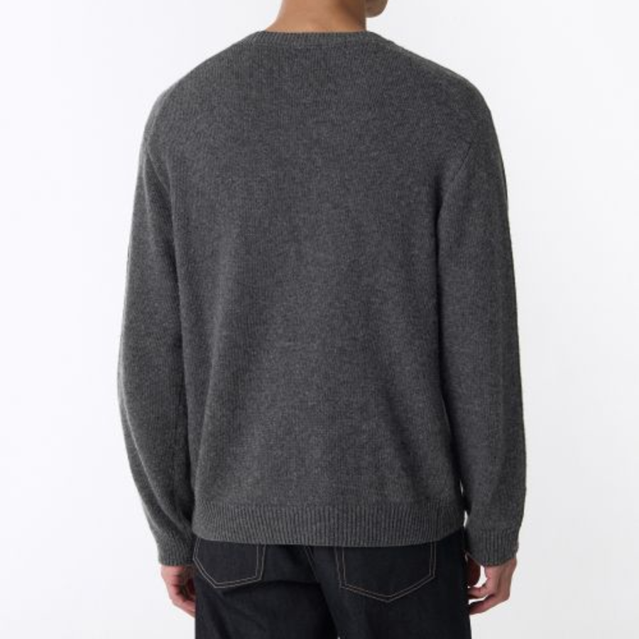 Essential Crew Neck Knit [Grey]