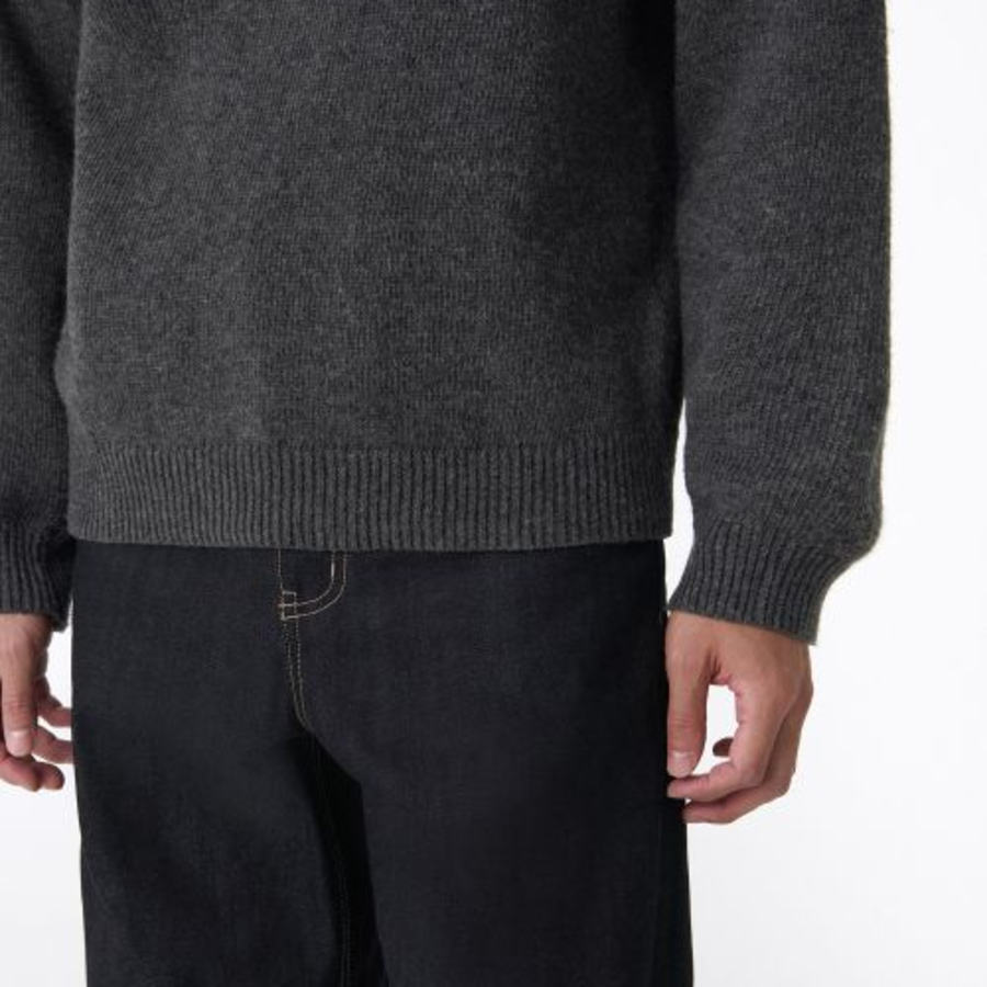 Essential Crew Neck Knit [Grey]