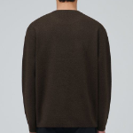 Minimal Crew Neck Knit [Brown]