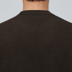 Minimal Crew Neck Knit [Brown]