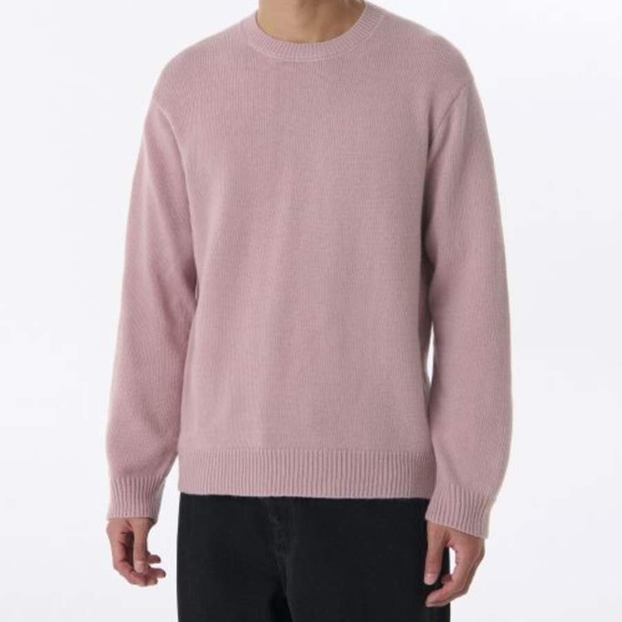 Essential Crew Neck Knit [Desert Pink]