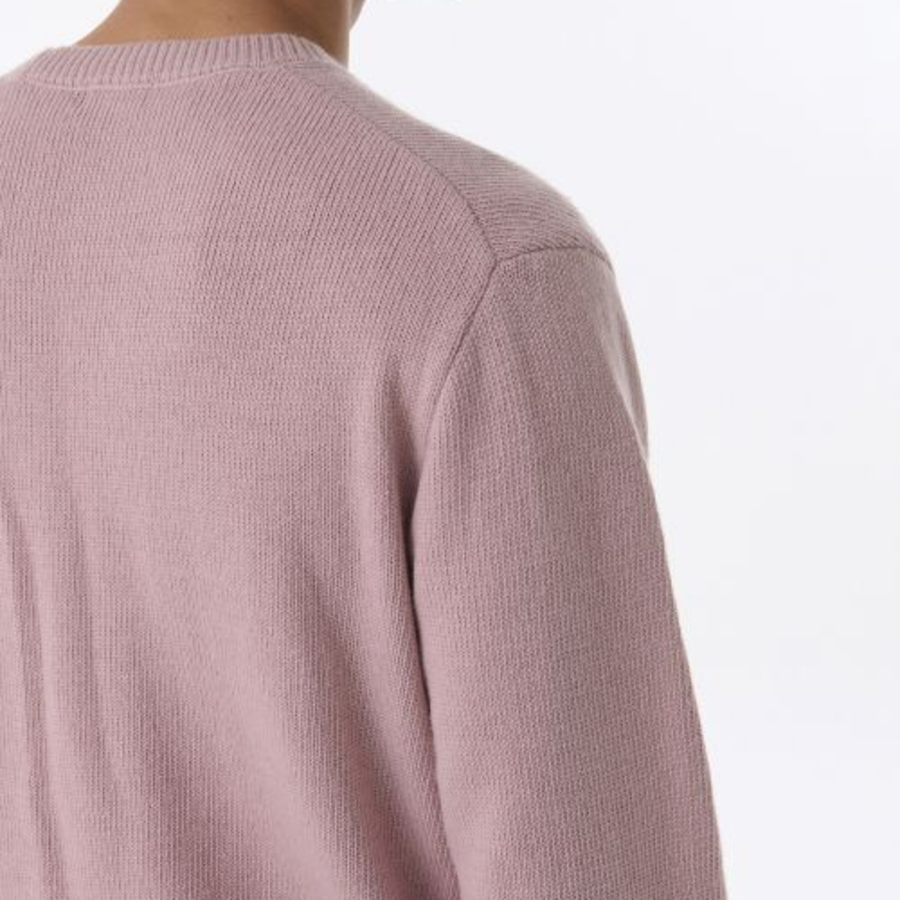 Essential Crew Neck Knit [Desert Pink]