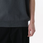 Cool Touch Crew Neck Short Sleeve Knit [Gray]