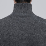 Oversized Turtleneck Knit [Medium Gray]
