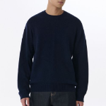 Essential Crew Neck Knit — Navy