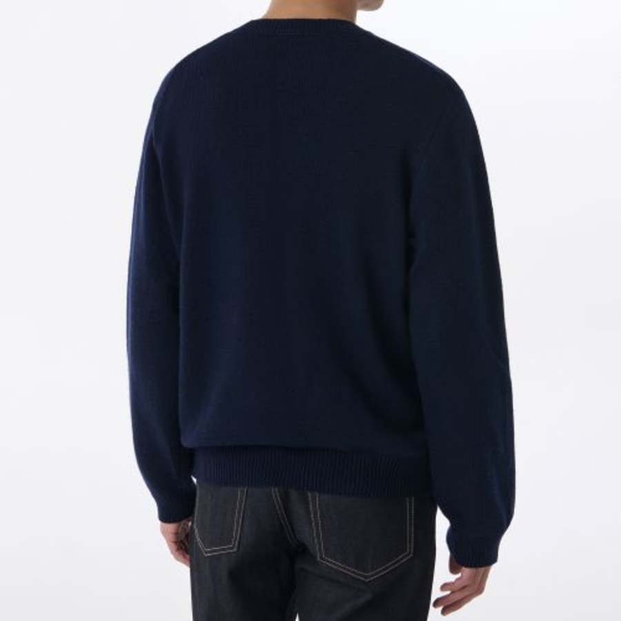 Essential Crew Neck Knit — Navy