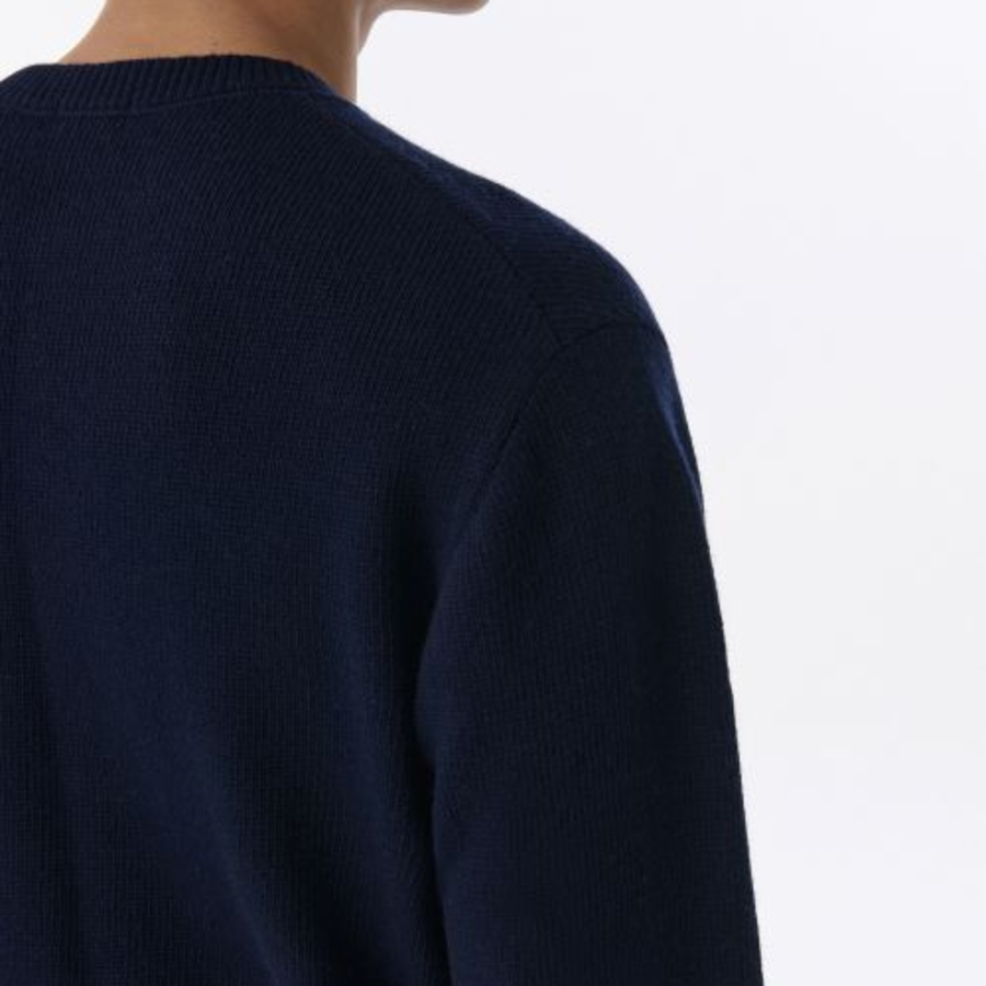 Essential Crew Neck Knit — Navy