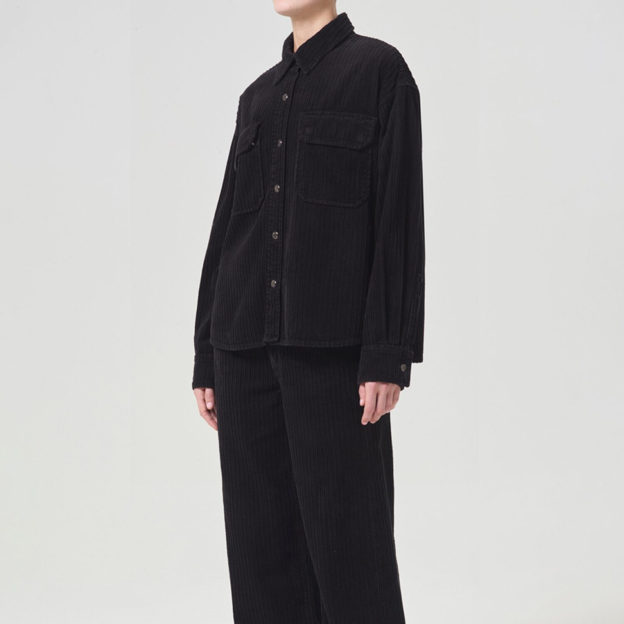10 CORSO COMO AGOLDE Gwen Slice Shirt In Corduroy