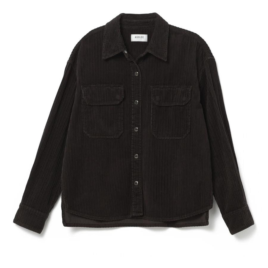 10 CORSO COMO AGOLDE Gwen Slice Shirt In Corduroy