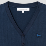 Maison Kitsune Women Baby Fox Patch Ribbed Dress