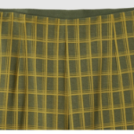 JAJU Check Wide Pants (Dark Khaki) — свободный крой и классика в клетку