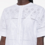 Maison Kitsune Women Broderie Anglaise Godet Mini Dress