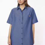 Maison Kitsune Women Double Pocket Shirt Dress
